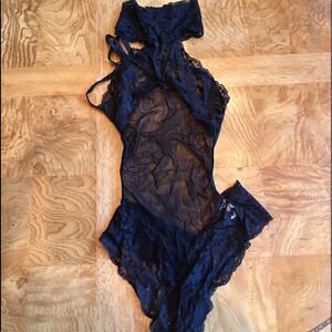 🎃 OO Gorgeous Black Lingerie Body Suit